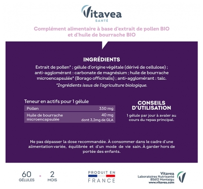 Vitavea Manhaé Ménopause Expert Bio