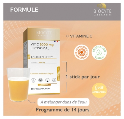 Biocyte Vitamine c 1000 mg Sticks