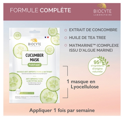 Biocyte Cucumber Mask Unitaire