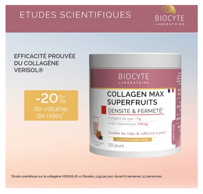 Biocyte Collagen Max Superfruits - Parfum : Fruits Rouges - Menthe