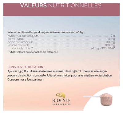 Biocyte Collagen Max Superfruits - Parfum : Fruits Rouges - Menthe