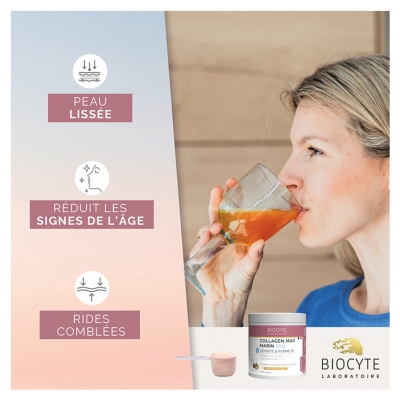 Biocyte Collagen Max Marin Goût Passion 20 Doses de 11 g