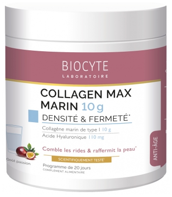 Biocyte Collagen Max Marin Goût Passion 20 Doses de 11 g