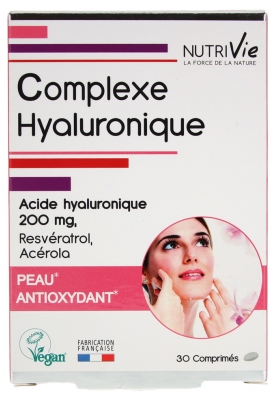 Nutrivie Complexe Acide Hyaluronique - 30 Comprimés