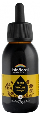 Biofloral Élixir de Vitalité Énergie Compte Gouttes Bio 100 ml