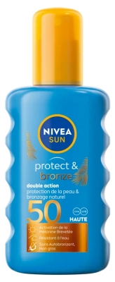 Nivea Sun Protect & Bronze Activateur de Bronzage Spray Solaire SPF50 200 ml