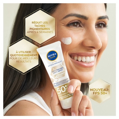 Nivea Sun UV Face Specialist Protection Solaire Anti-Taches SPF50+ 40 ml