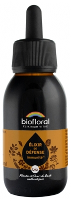Biofloral Élixir de Défense Immunité Compte Gouttes Bio 100 ml