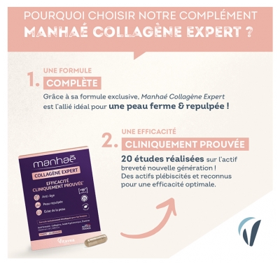 Vitavea Manhaé Collagène Expert - 30 Gélules - 1 Mois