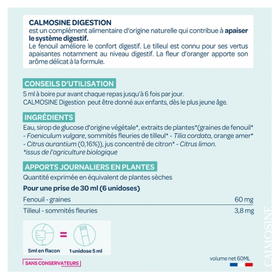Calmosine Digestion Bio - Flacon 100 ml