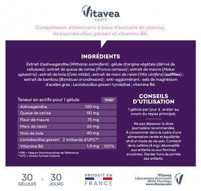 Vitavea Manhaé Minceur Expert Perte de Poids Brûle Graisse 30 Gélules