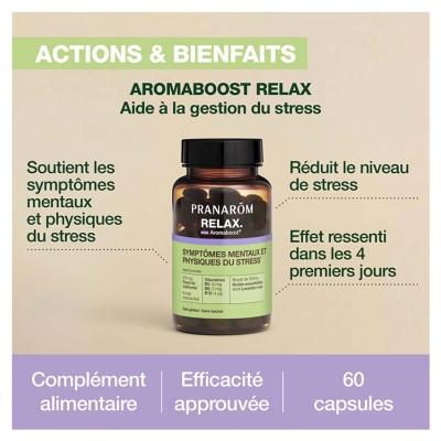 Pranarôm Aromaboost Relax 60 Caps