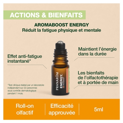Pranarôm Aromaboost Roller Energy Bio 5 ml