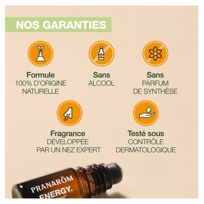 Pranarôm Aromaboost Roller Energy Bio 5 ml