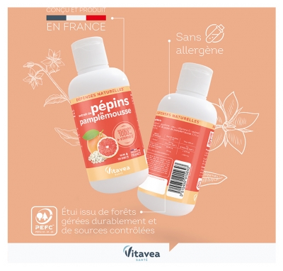 Vitavea Extrait de Pépins de Pamplemousse Vitamine C 100 ml