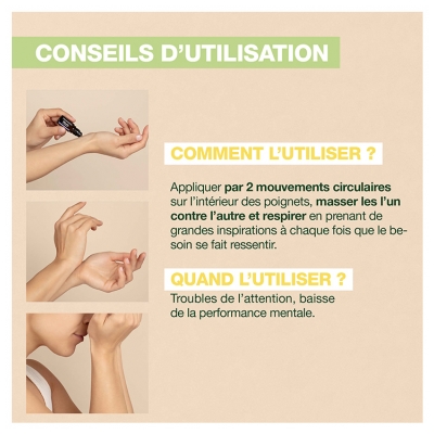 Pranarôm Aromaboost Roller Focus Concentration Bio 5 ml