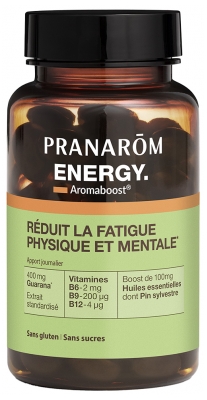 Pranarôm Aromaboost Energy Fatigue Physique et Mentale 60 Capsules