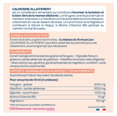 Calmosine Allaitement – Boite de 14 Sticks de 10 ml