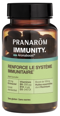 Pranarôm Aromaboost Immunity 60 Caps - Renforce le Système Immunitaire