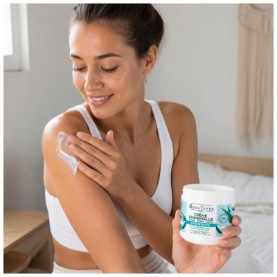 BeauTerra Crème Universelle Hydratante à l'Aloe Vera 400 ml