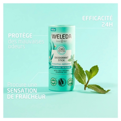 Weleda Déodorant Eucalyptus Peppermint Stick 50 g
