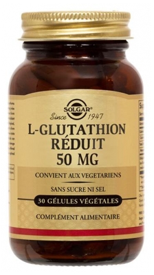 Solgar l-Glutathion 50 mg Gélules Végétales