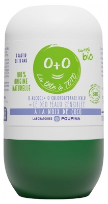 Poupina Déo Noix de Coco Enfant dès 10 ans Peaux Sensibles Bio 50 ml