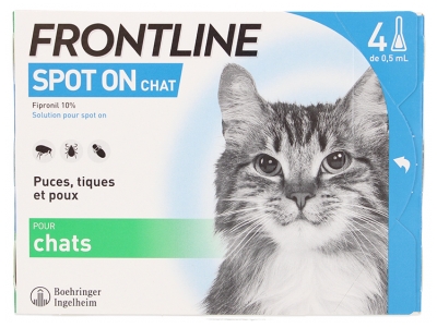 Frontline Spot-On Chat 4 Pipettes