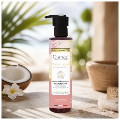 Osmaé Lait Après-Soleil Déslatérant Divine Escale Douceur de Coco 200 ml