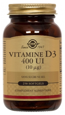 Solgar Vitamine D3 400 Ui Softgels Gm