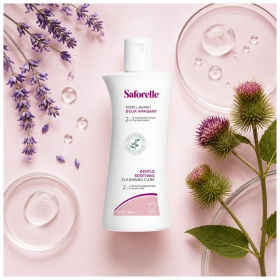 Saforelle Soin Lavant Doux Apaisant Inconfort Intime et Quotidien 250 ml
