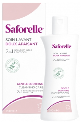 Saforelle Soin Lavant Doux Apaisant Inconfort Intime et Quotidien 250 ml