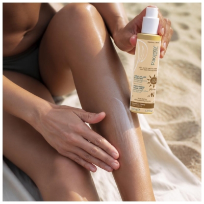Placentor Végétal Spray Solaire Hydratant Visage et Corps SPF 50+ 150 ml 