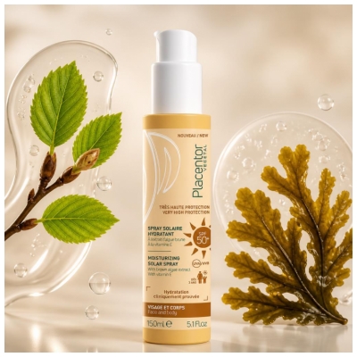 Placentor Végétal Spray Solaire Hydratant Visage et Corps SPF 50+ 150 ml 