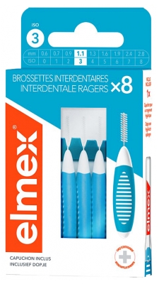 Elmex Brossettes Interdentaires Pack de 8 Brossettes - Taille : 1,1 mm