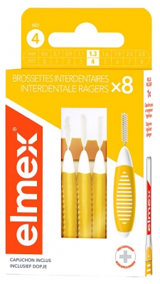 Elmex Brossettes Interdentaires Pack de 8 Brossettes - Taille : 1,3 mm