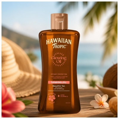 Hawaiian Tropic Huile de Bronzage Noix de Coco 200 ml