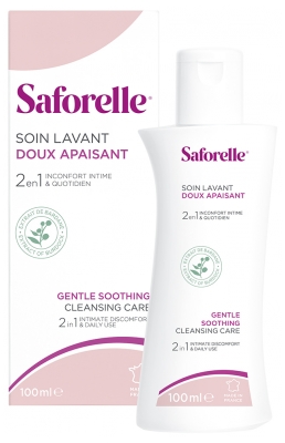 Saforelle Soin Lavant Doux Apaisant Inconfort Intime et Quotidien 100 ml