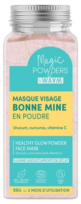 Waam Magic Powders Masque Visage Bonne Mine en Poudre Bio 50 g