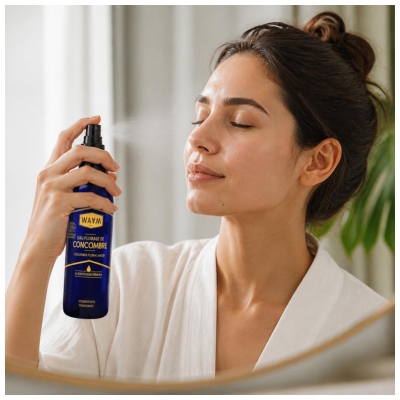 Waam Eau Florale de Concombre à l'Eau d'Aloe Vera Bio 200 ml