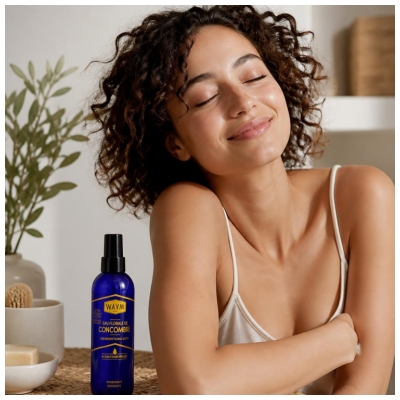 Waam Eau Florale de Concombre à l'Eau d'Aloe Vera Bio 200 ml