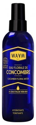 Waam Eau Florale de Concombre à l'Eau d'Aloe Vera Bio 200 ml