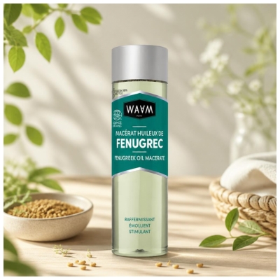 Waam Macérat Huileux de Fénugrec Bio Raffermissant 75 ml 