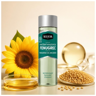 Waam Macérat Huileux de Fénugrec Bio Raffermissant 75 ml 