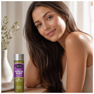 Waam Huile de Pépins de Raisin Protectrice Bio 75 ml 
