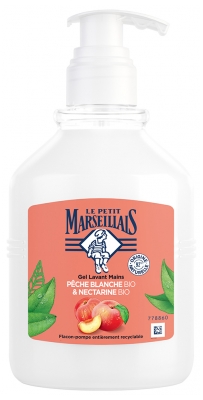 Le Petit Marseillais Gel Lavant Mains Pêche Blanche & Nectarine pH Neutre 500 ml