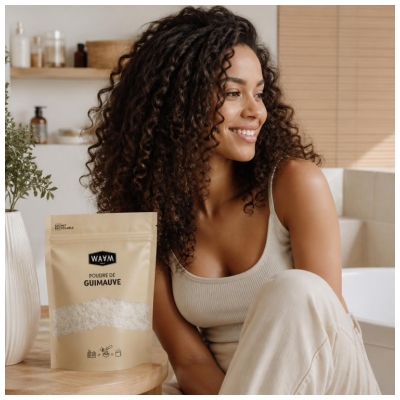 Waam Poudre de Guimauve Gainante et Démêlante 100 g 