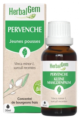 HerbalGem Pervenche Bio Macérats-Mères de Gemmothérapie Concentrée 30 ml