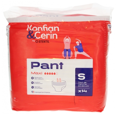 Stentil Konfian & Cerin Pant Culotte Absorbante Maxi Taille S 14 Unités