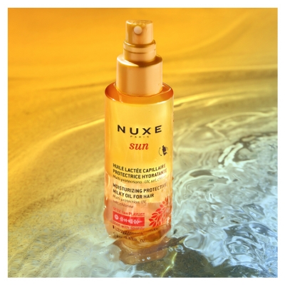 Nuxe Sun Huile Lactée Capillaire Protectrice Hydratante 100 ml